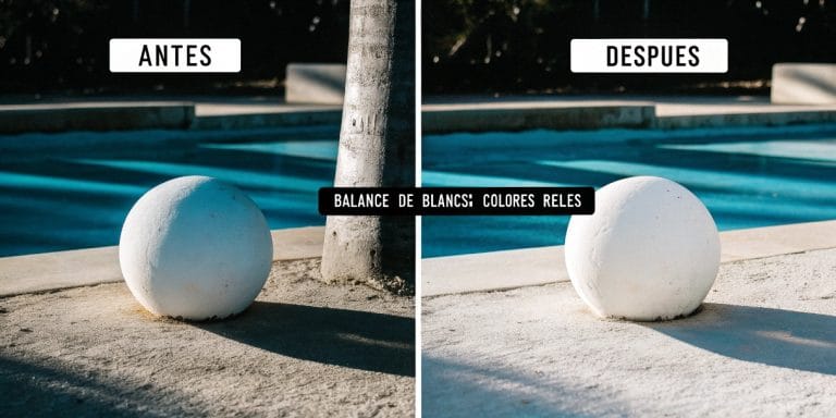 Guía para lograr un balance de blancos correcto y colores naturales en vídeo.