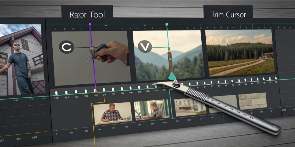 Edición básica: cortar y recortar clips en la línea de tiempo de Premiere Pro.