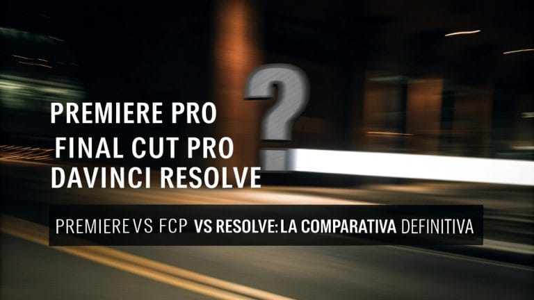 Comparativa profesional: Adobe Premiere Pro vs Final Cut Pro vs DaVinci Resolve.