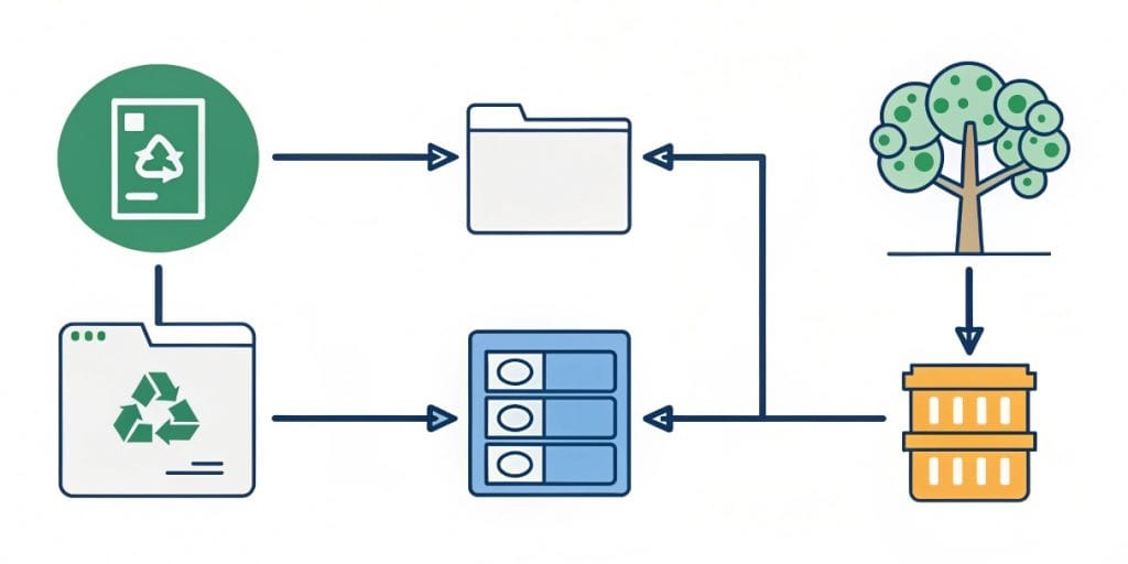Diagrama de la fase de ingesta y organización de material en postproducción de vídeo.