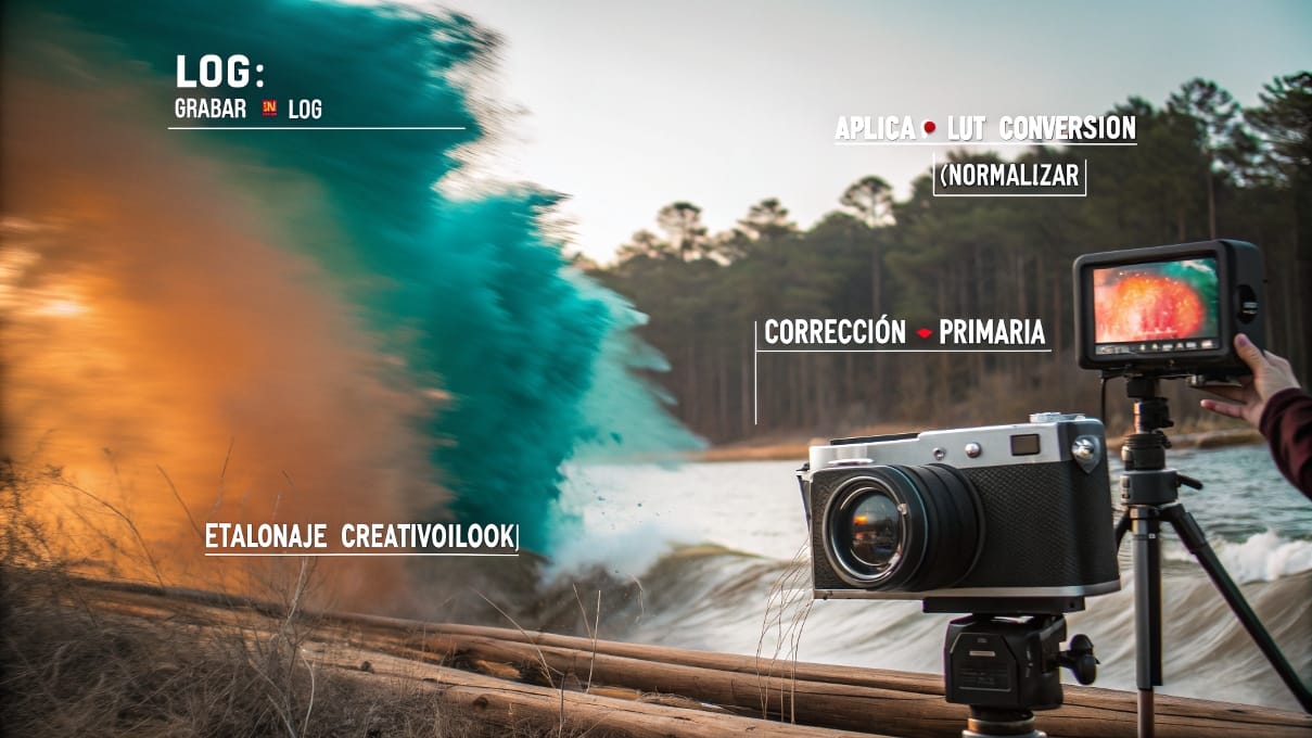 Guía básica de etalonaje (color grading) para dar estilo y emoción a vídeos.