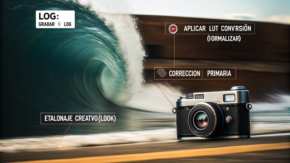 Guía sobre qué es grabar vídeo en perfil LOG y sus beneficios para el color.