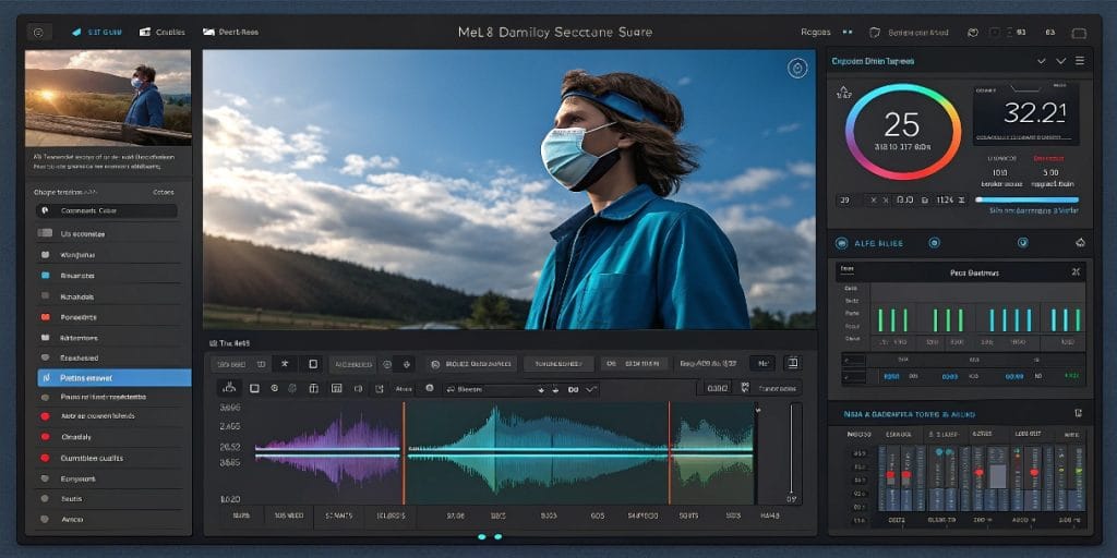 Using HSL Qualifiers to isolate blue tones in DaVinci Resolve