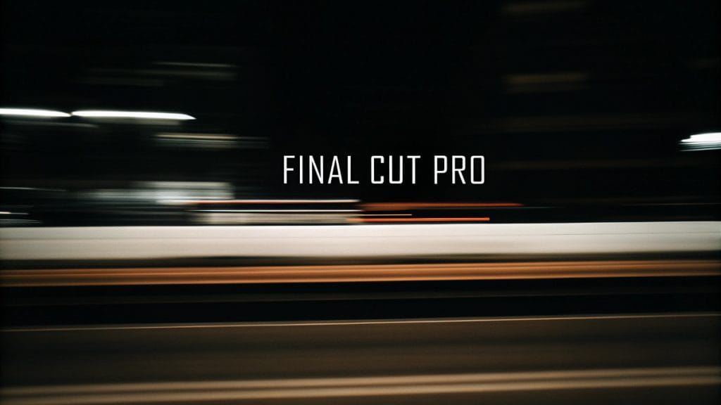 Logo de Final Cut Pro, software de edición optimizado para Mac.