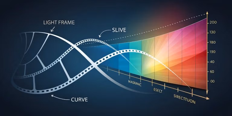 Guía para usar curvas de luminancia y RGB en edición de vídeo para control de contraste y color.