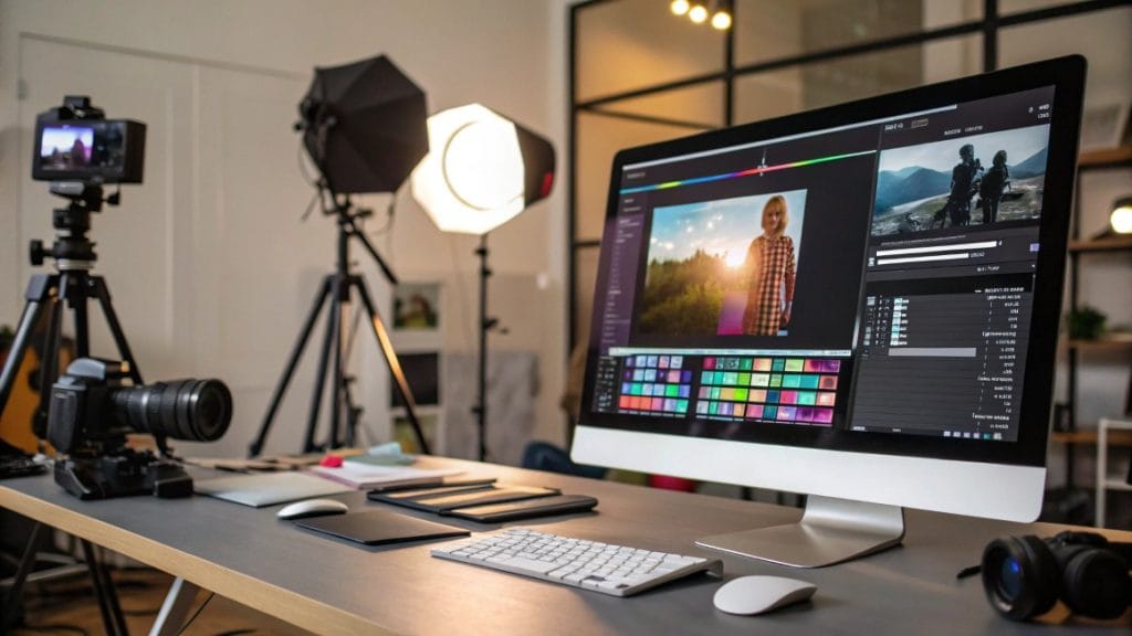 Servicio de edición de video para fotógrafos/estudios 1 Antes y después de la edición profesional de video de eventos