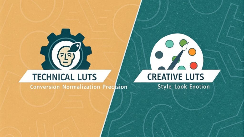 Flujo de trabajo correcto para aplicar LUTs creativos en edición de vídeo.