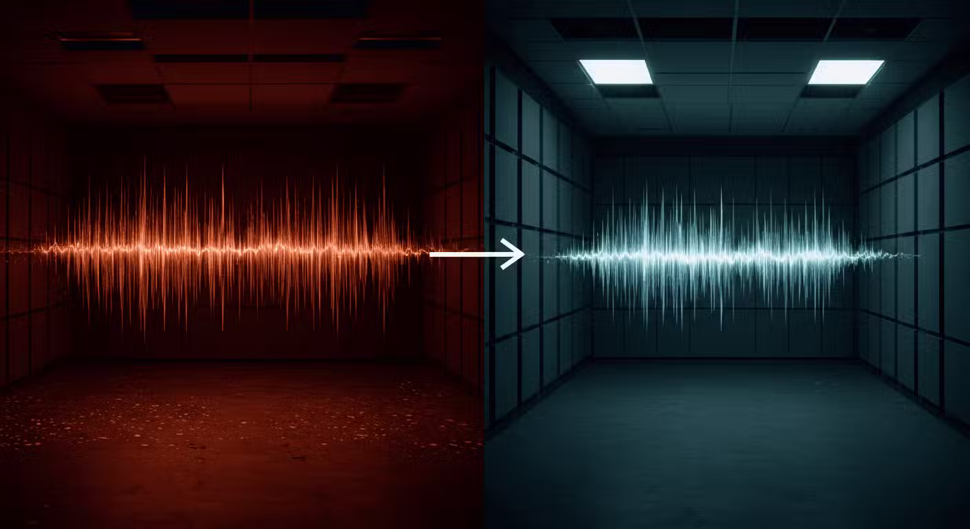 Guía para arreglar audio con eco y reverberación en vídeos.
