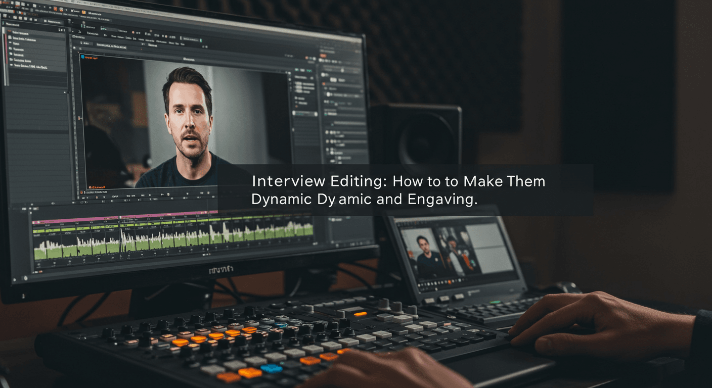 Edición de Entrevistas: Cómo Hacerlas Dinámicas y Atractivas 3 Setup profesional para grabación de múltiples entrevistas