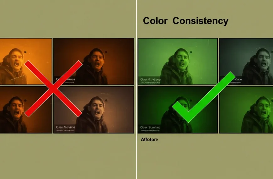 Guía para igualar el color de diferentes cámaras (shot matching) en vídeo.