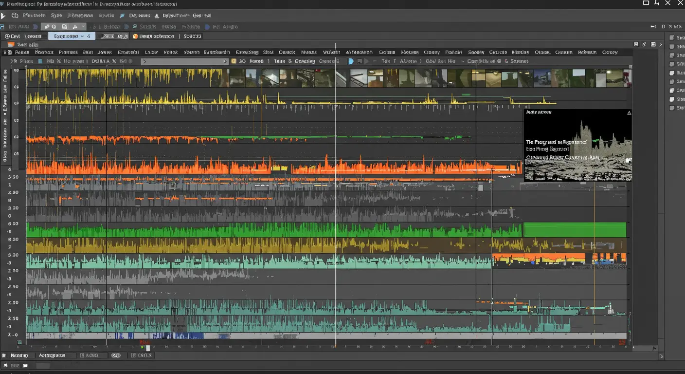Sincronización de Audio y Vídeo: Soluciones Cuando Falla 3 Sincronización manual de video usando claqueta con línea de tiempo mostrando picos de audio y referencia visual