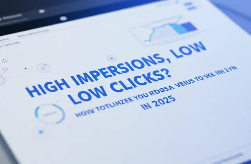 High Impressions, Low Clicks? How to Optimize Your Videos to Skyrocket CTR in 2025