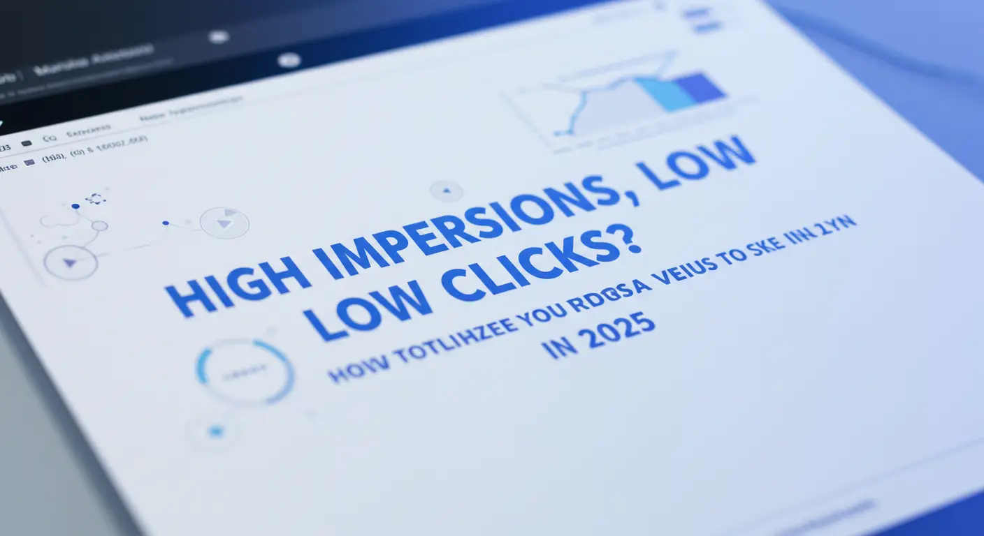 Low CTR? How to Optimize Videos That Actually Get Clicks 1 High Impressions, Low Clicks? How to Optimize Your Videos to Skyrocket CTR in 2025