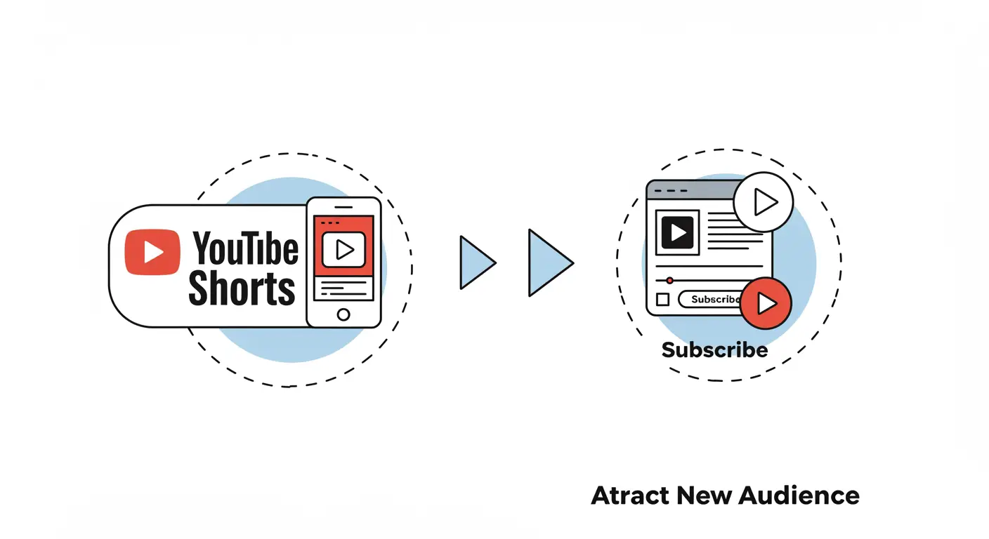 YouTube Shorts Editing: Quick Impact & Channel Connection 3 YouTube Shorts as bridge to main channel content