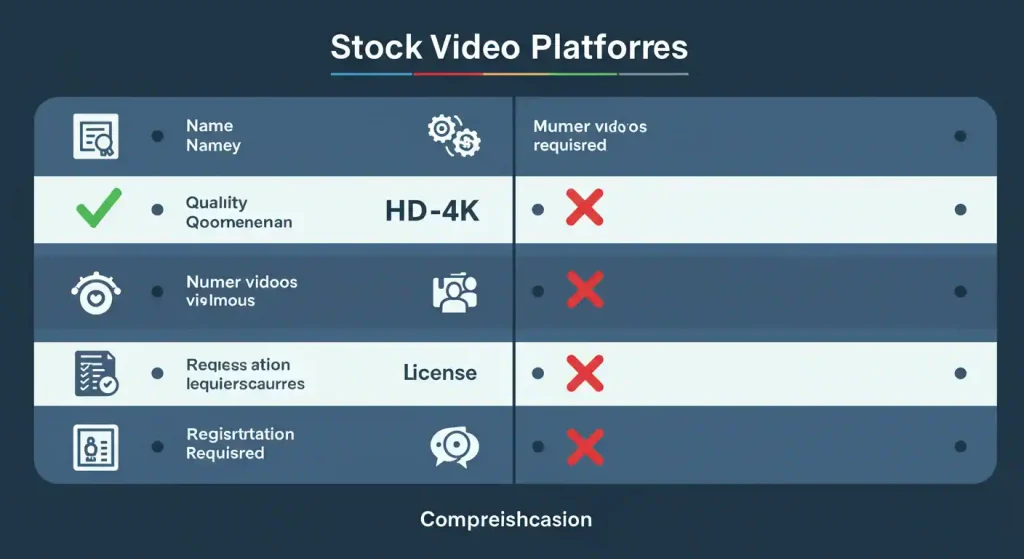 Videos de Stock Gratis: Dónde Descargar B-Roll en 2025 3 Comparativa de plataformas gratuitas de videos stock