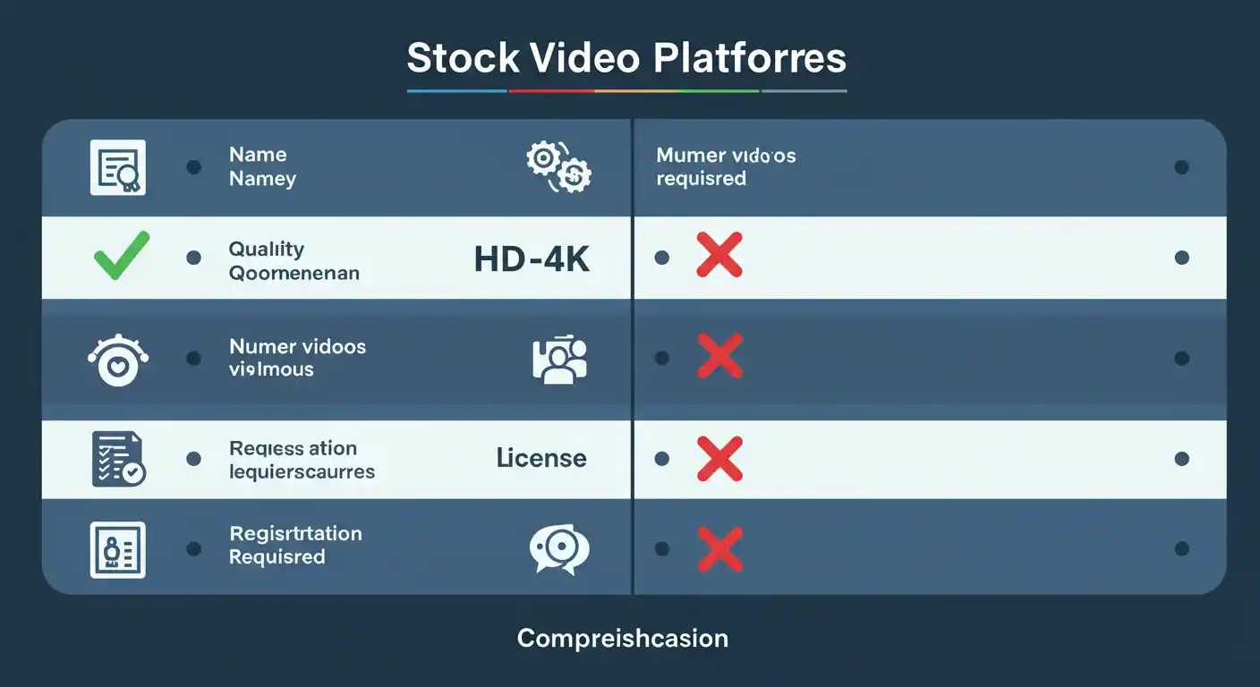 Free Stock Videos: Download B-Roll Footage in HD/4K 3 Comparison of free stock video platforms