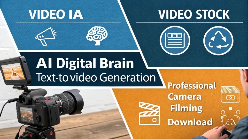 Videos de Stock Gratis: Dónde Descargar B-Roll en 2025 5 Comparativa entre videos generados por IA y videos stock tradicionales